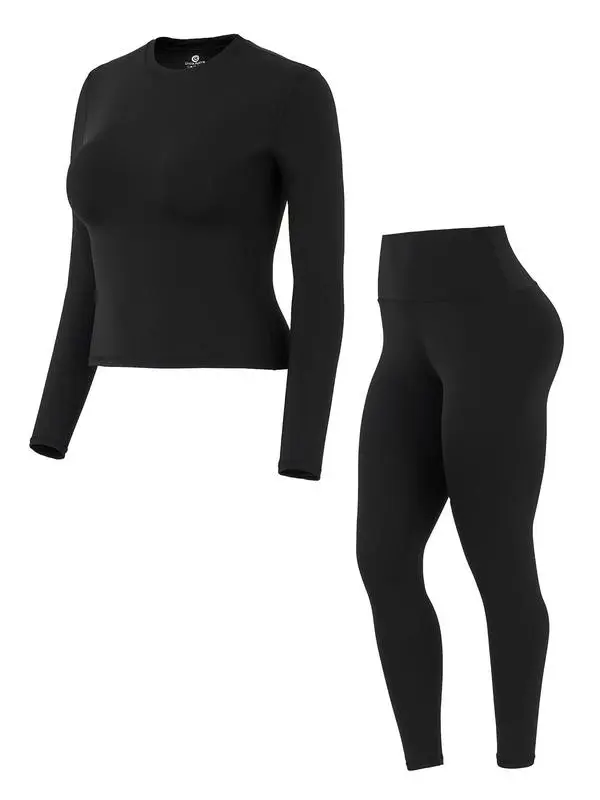 Women Yoga Leggings Set Gym Wear