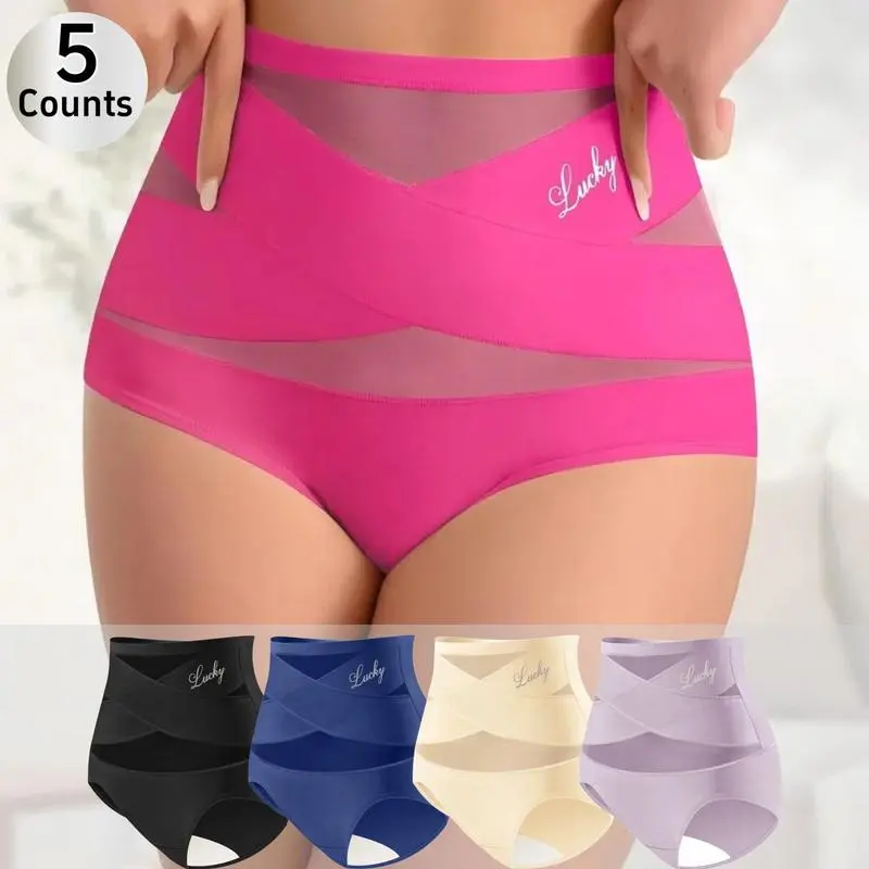 4-Pack High-Waist Shaping Panties for Women