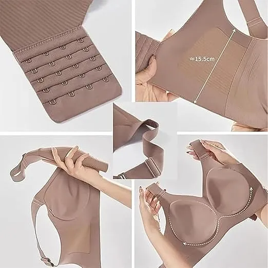 Women's Solid breasted Adjustable Wireless Bra (Just $3 Each!)