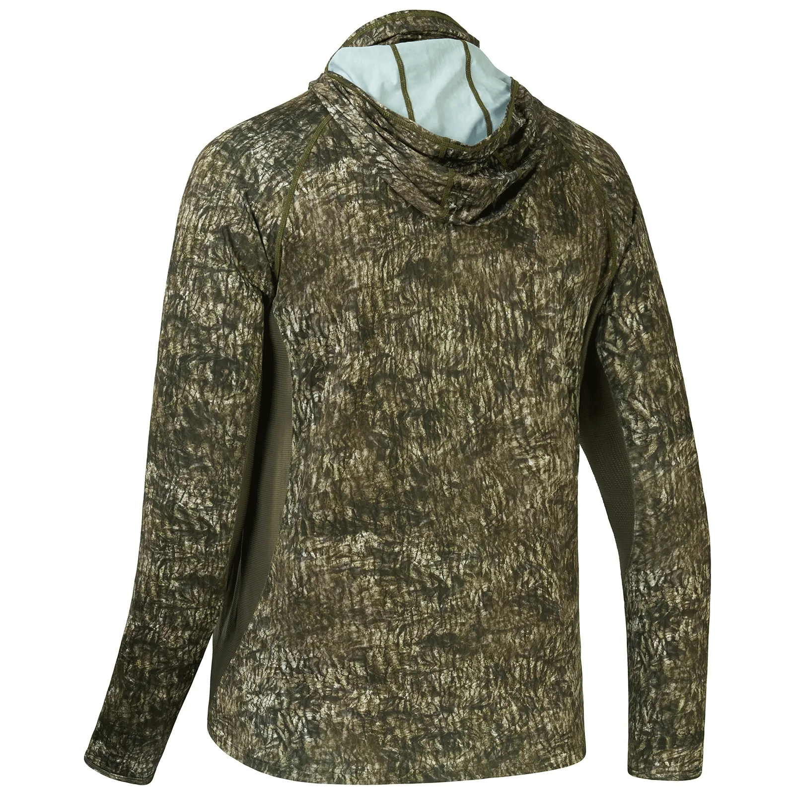 Men’s UPF 50+ Camo Long Sleeve Outdoor Hoodie – Hunting & Fishing Performance Shirt