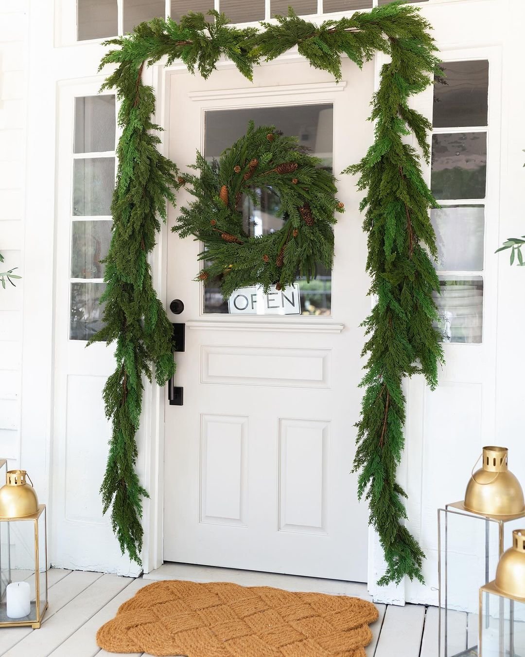 ✨Natural Christmas Greenery - Norfolk Pine Garland🌲
