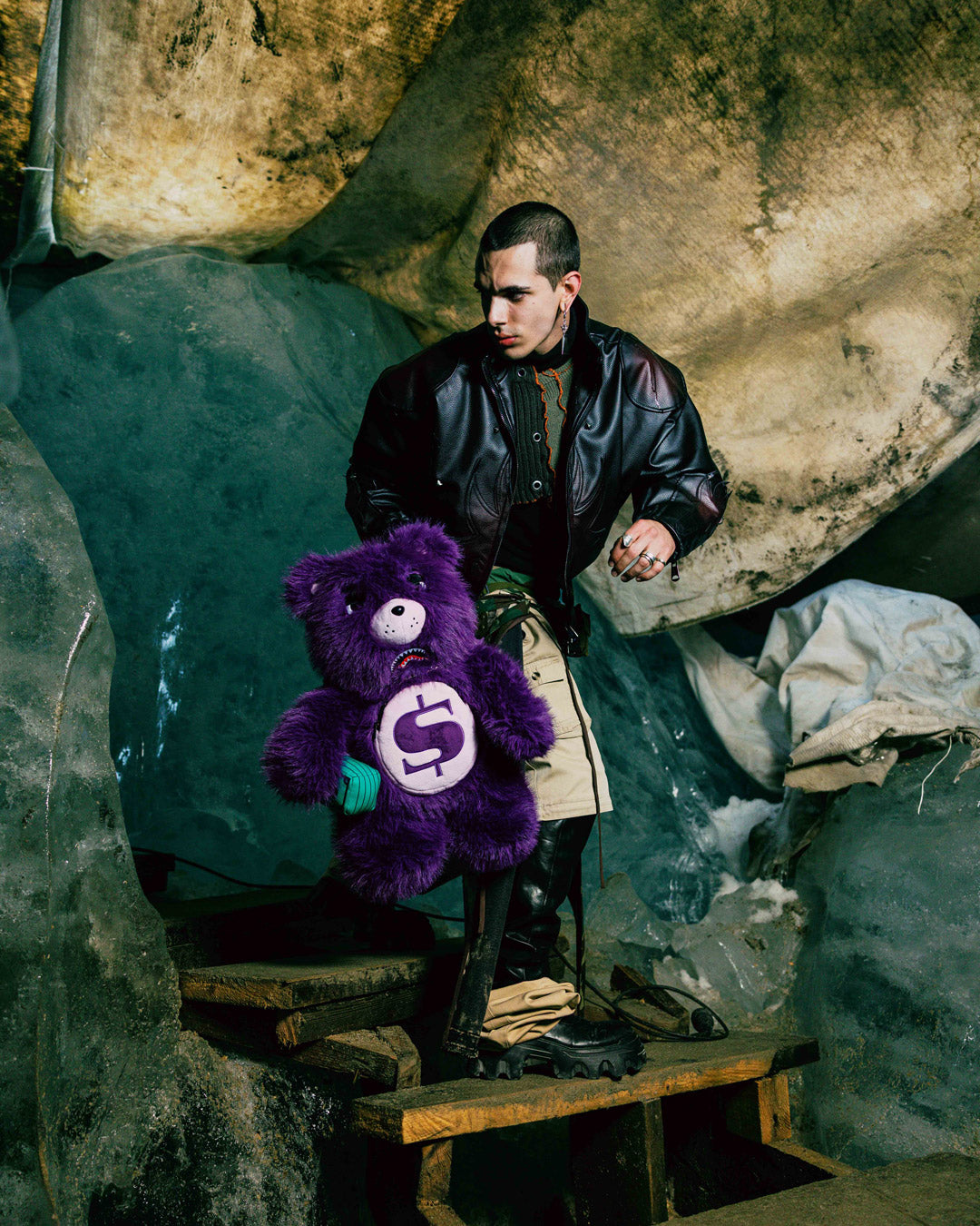 FURZILLA SHARK (PURP) MONEYBEAR BACKPACK