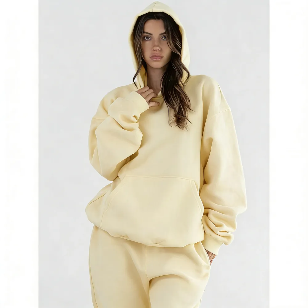 Women's Oversized Hoodie & Jogger Two-Piece Set