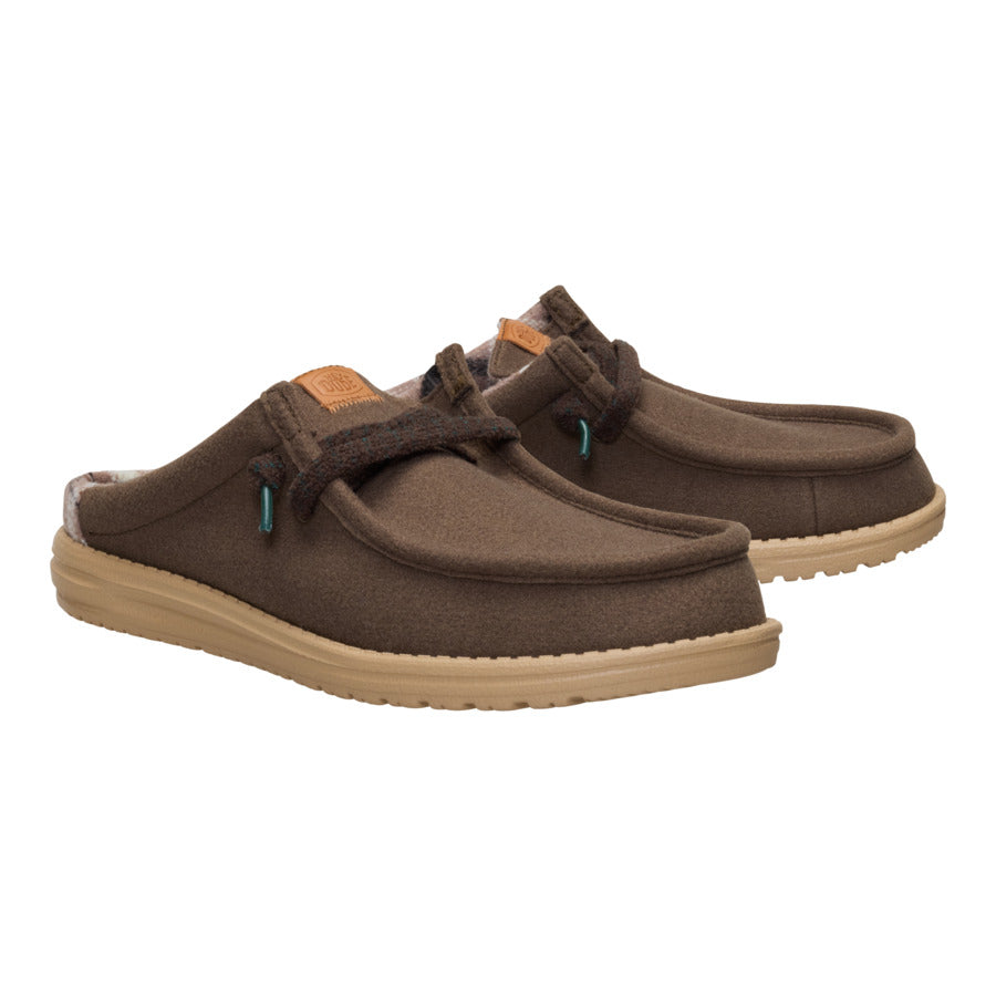 Wally Slip Cozy Plaid - Major Brown/Multi