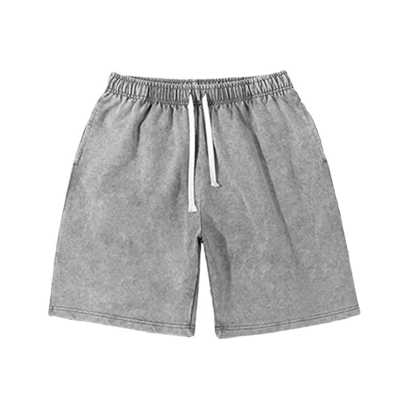 Vintage Acid-Washed Athletic Sweat Shorts