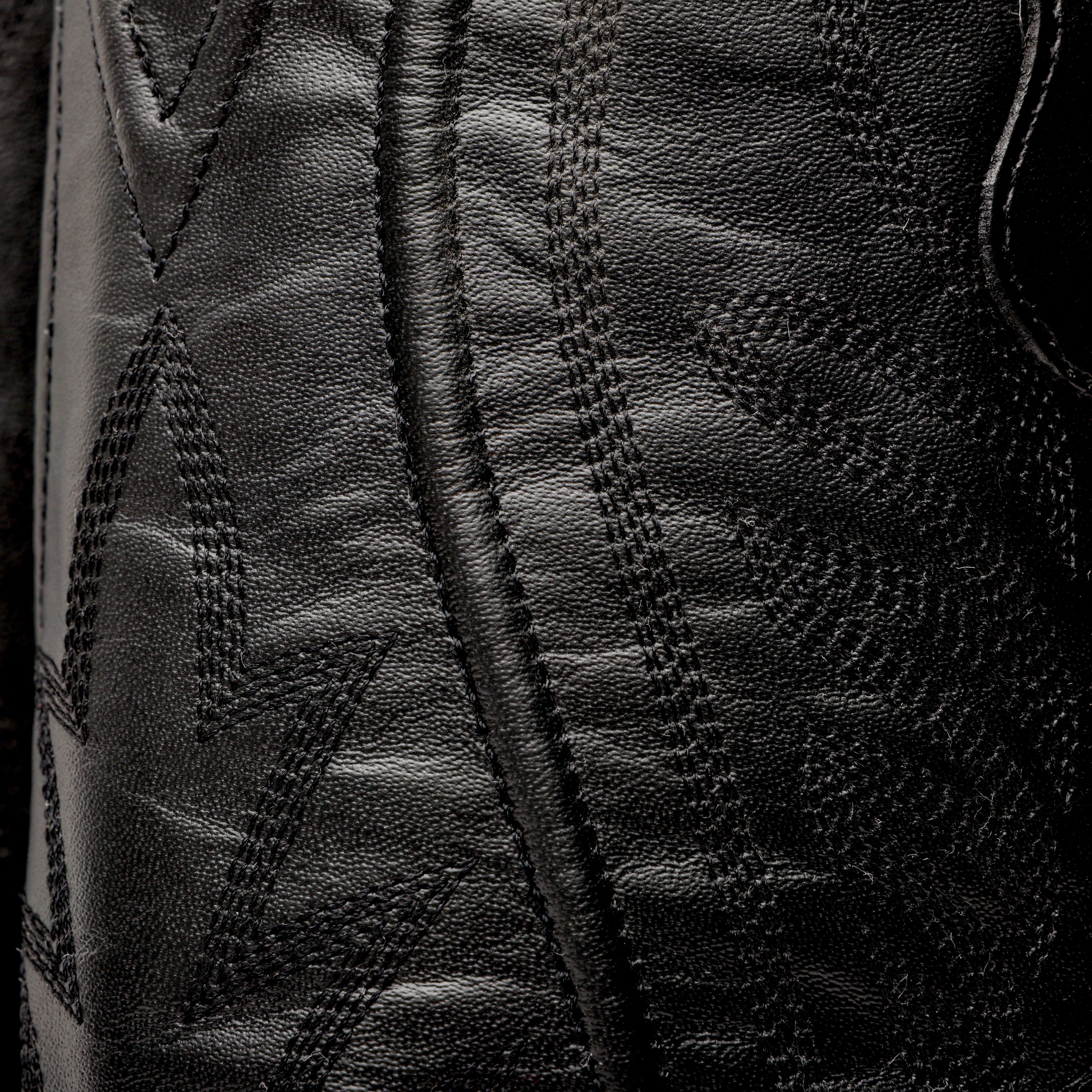 Black GENUINE Caiman Tail Boots - French Toe