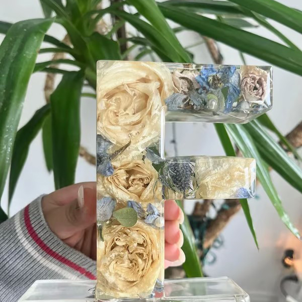 Handmade Floral Night Light From A to Z