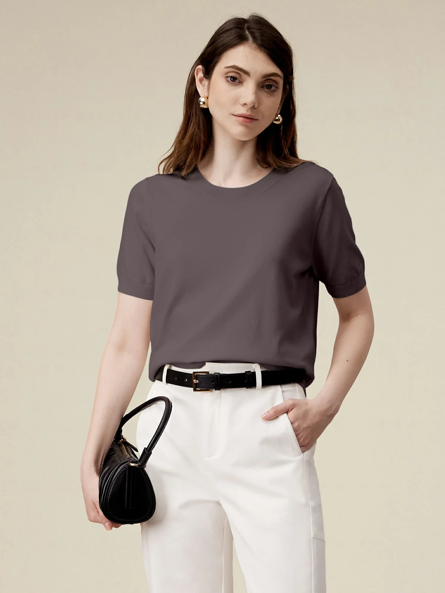 Lyocell Lightweight Knit Top