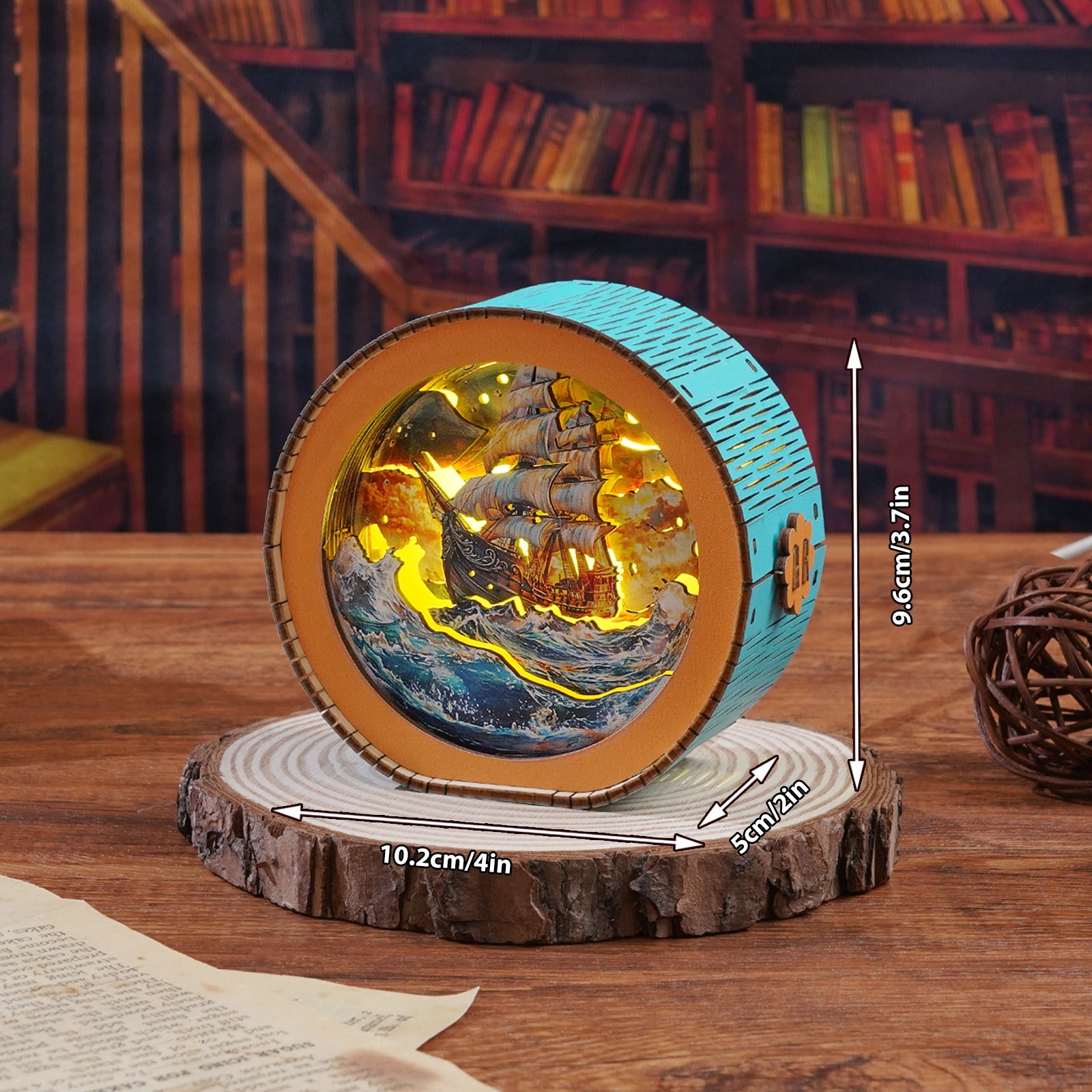 â€œIntrepid Explorerâ€  Kit - 3D Wooden Puzzle Night Light