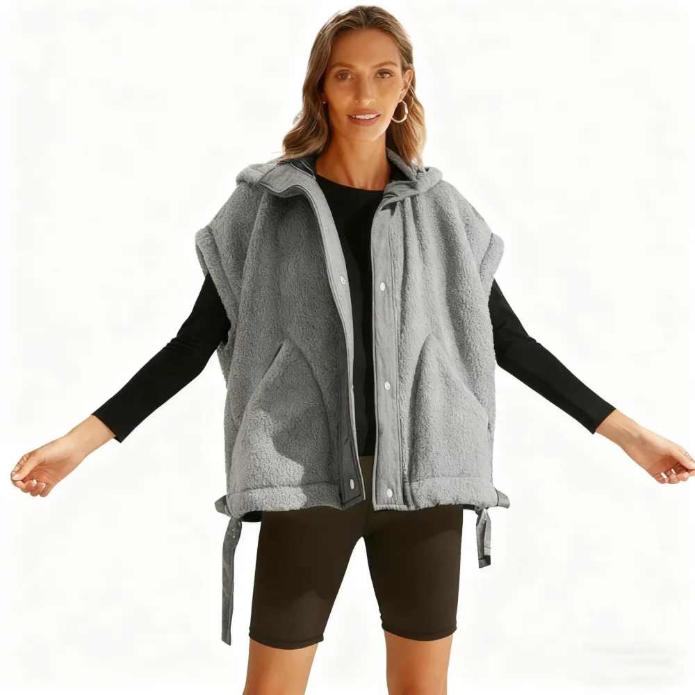 Warm Fleece Vest Casual Sleeveless