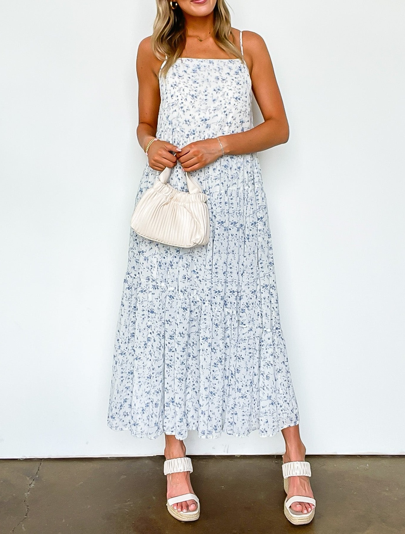 Flirtatious Poise Floral Dress