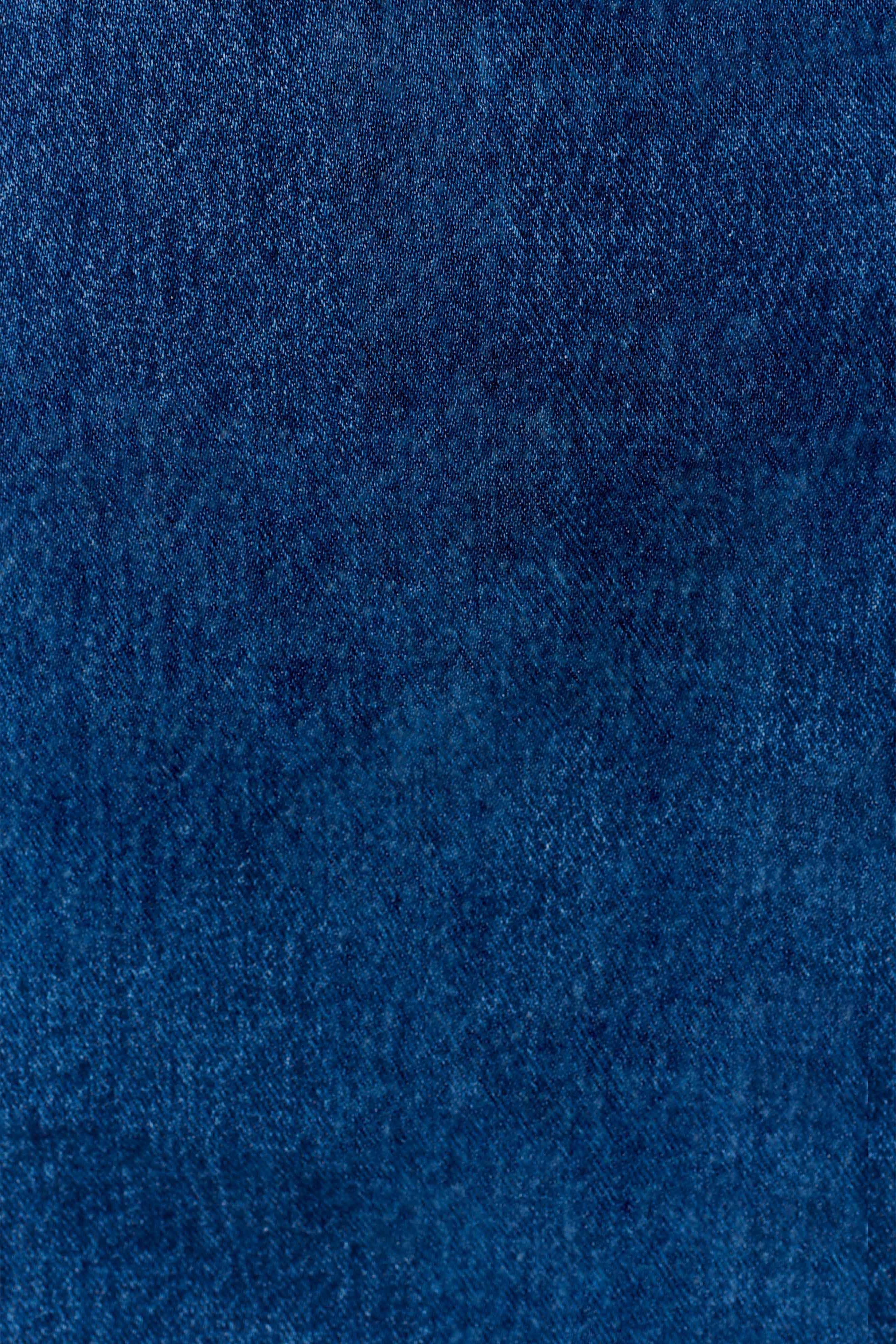 Blue Denim Mini Skirt