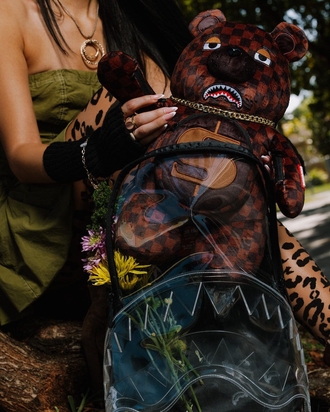 CLEAR BACKPACK - SHARKS IN PARIS BEAR