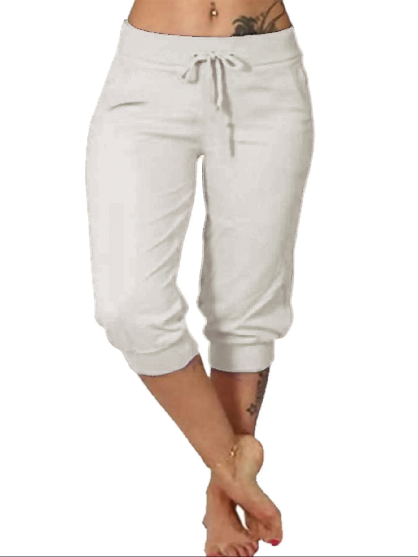 🛍️Everyday Comfort Capri Pants – Lightweight Relaxed Fit for Summer