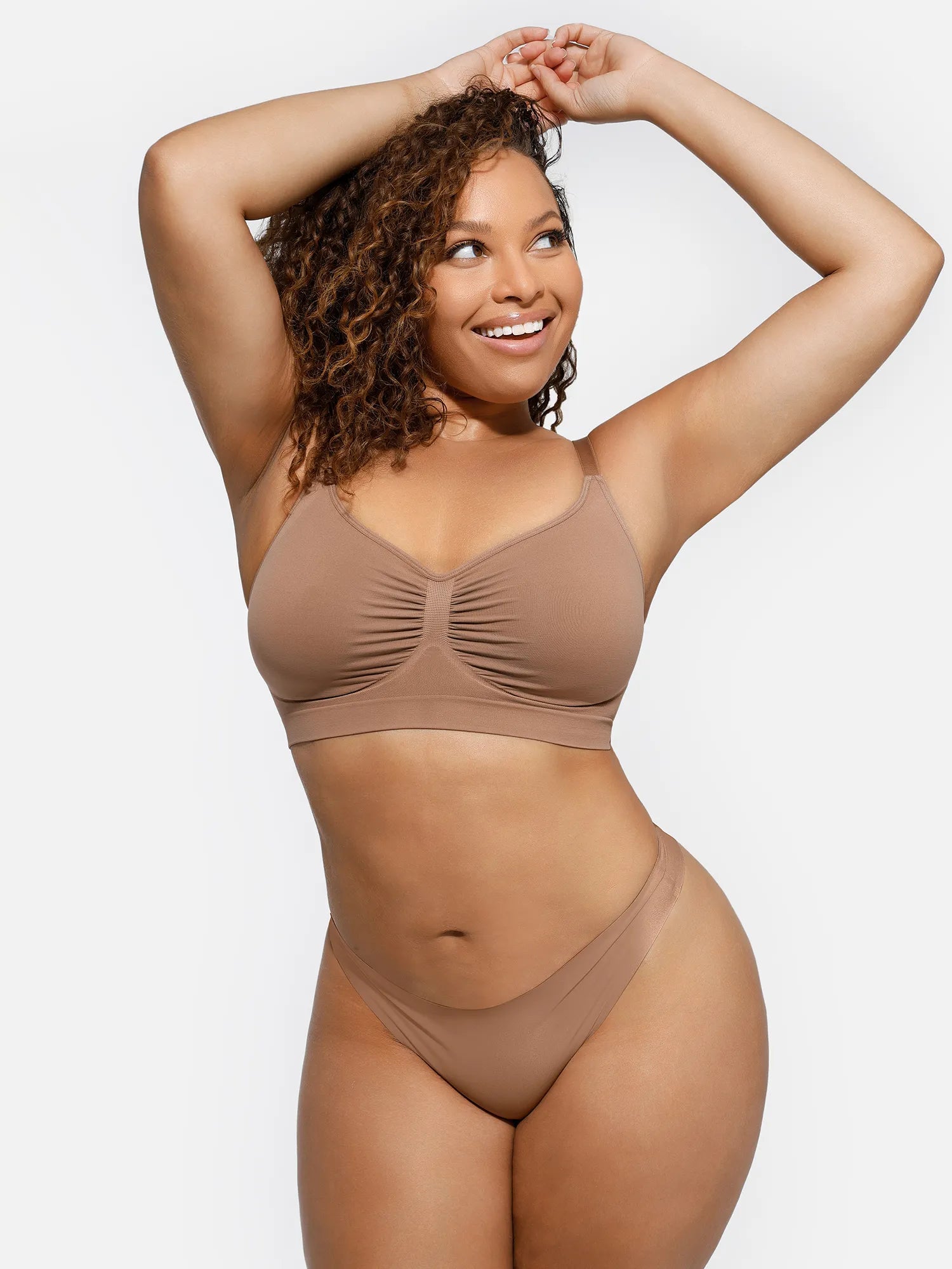 Feelingirl Everyday Wireless Bra Unlined Soft Bra
