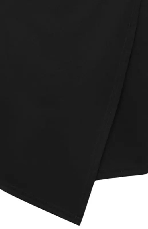 Pleated Solid Color Bodycon Midi Skirt