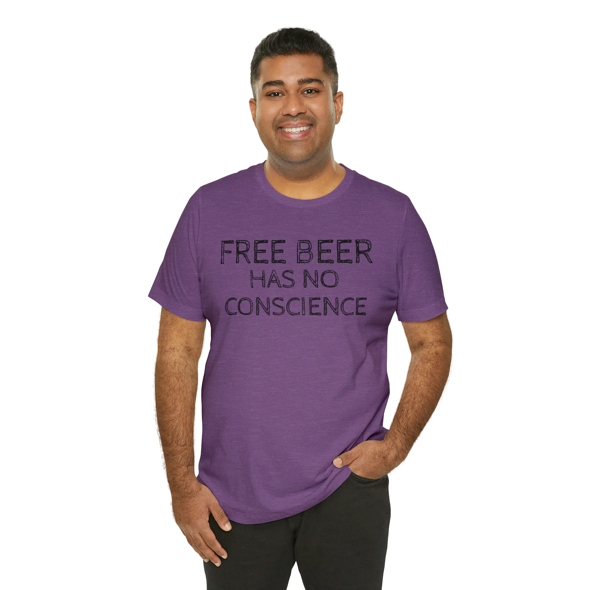Free Beer Unisex Jersey Short Sleeve Tee