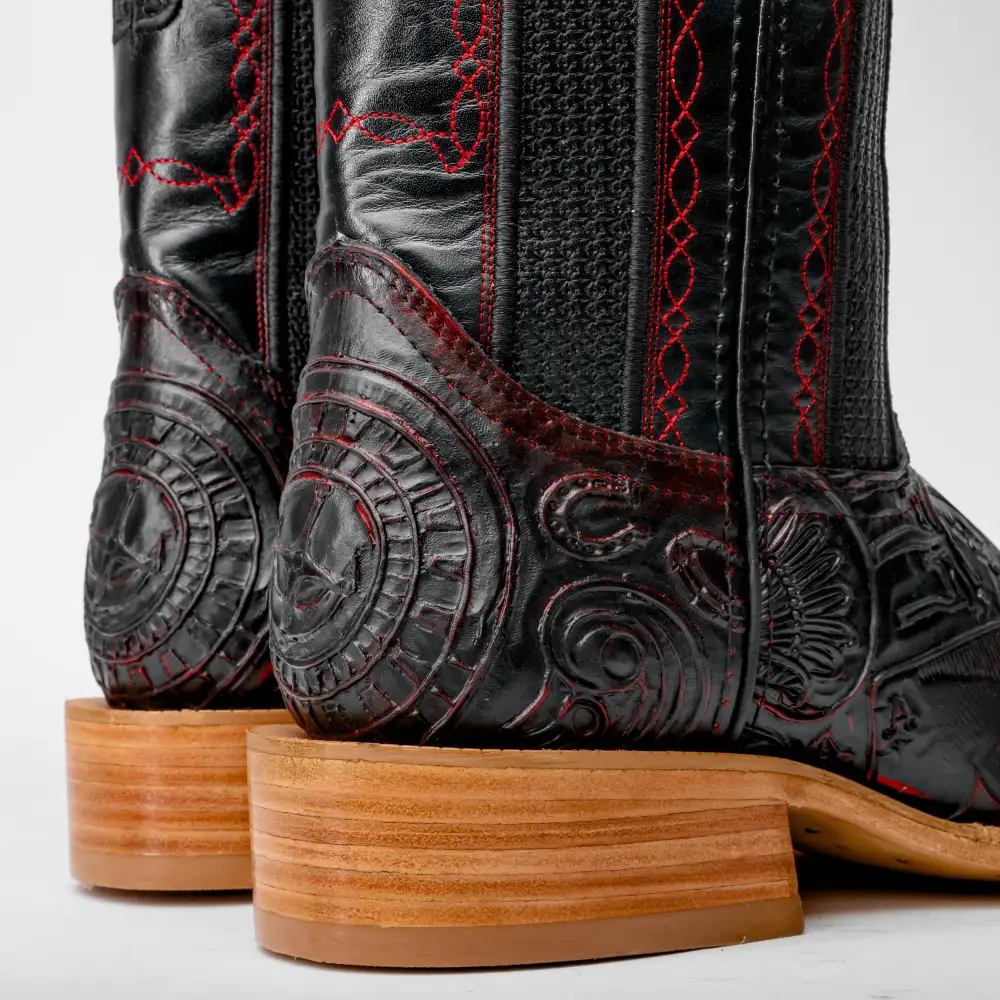 Ace Of Spades Black Cherry - Square Toe