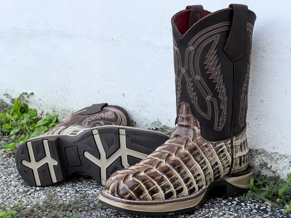 Men’s Orix Caimán Tail Leather Work Boots -  Composite Toe