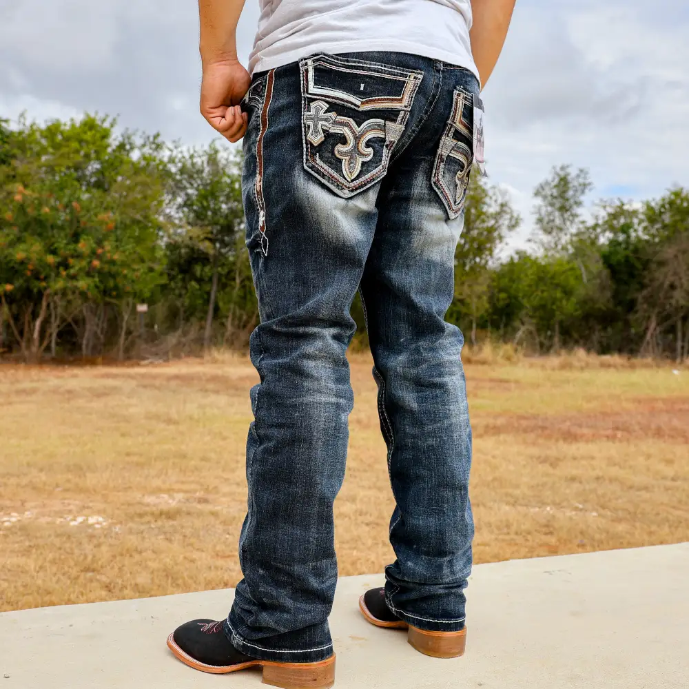 Men’s SA-037B Straight Fit Blue Jean