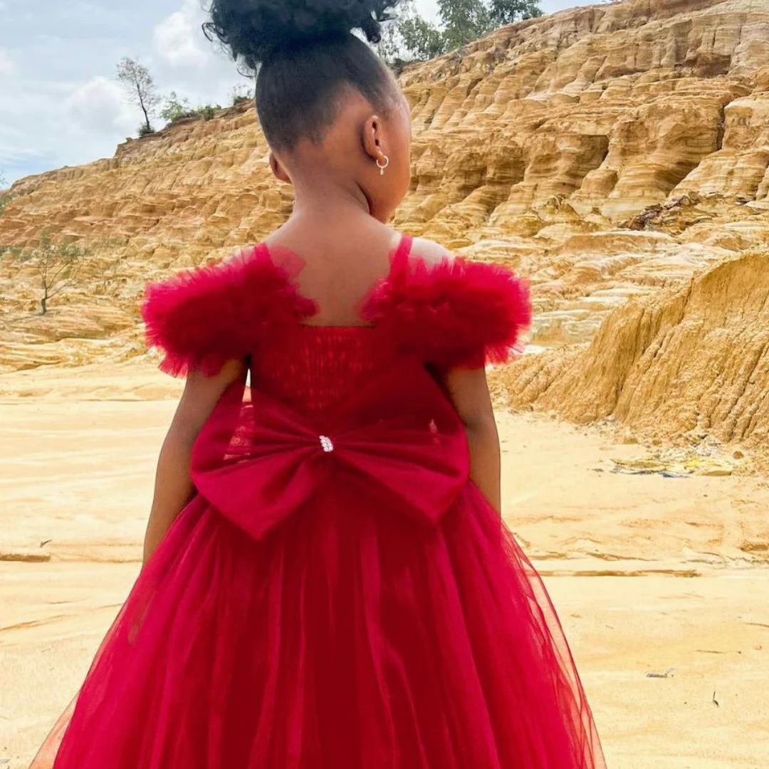 Deep-Red Cinderella Dress