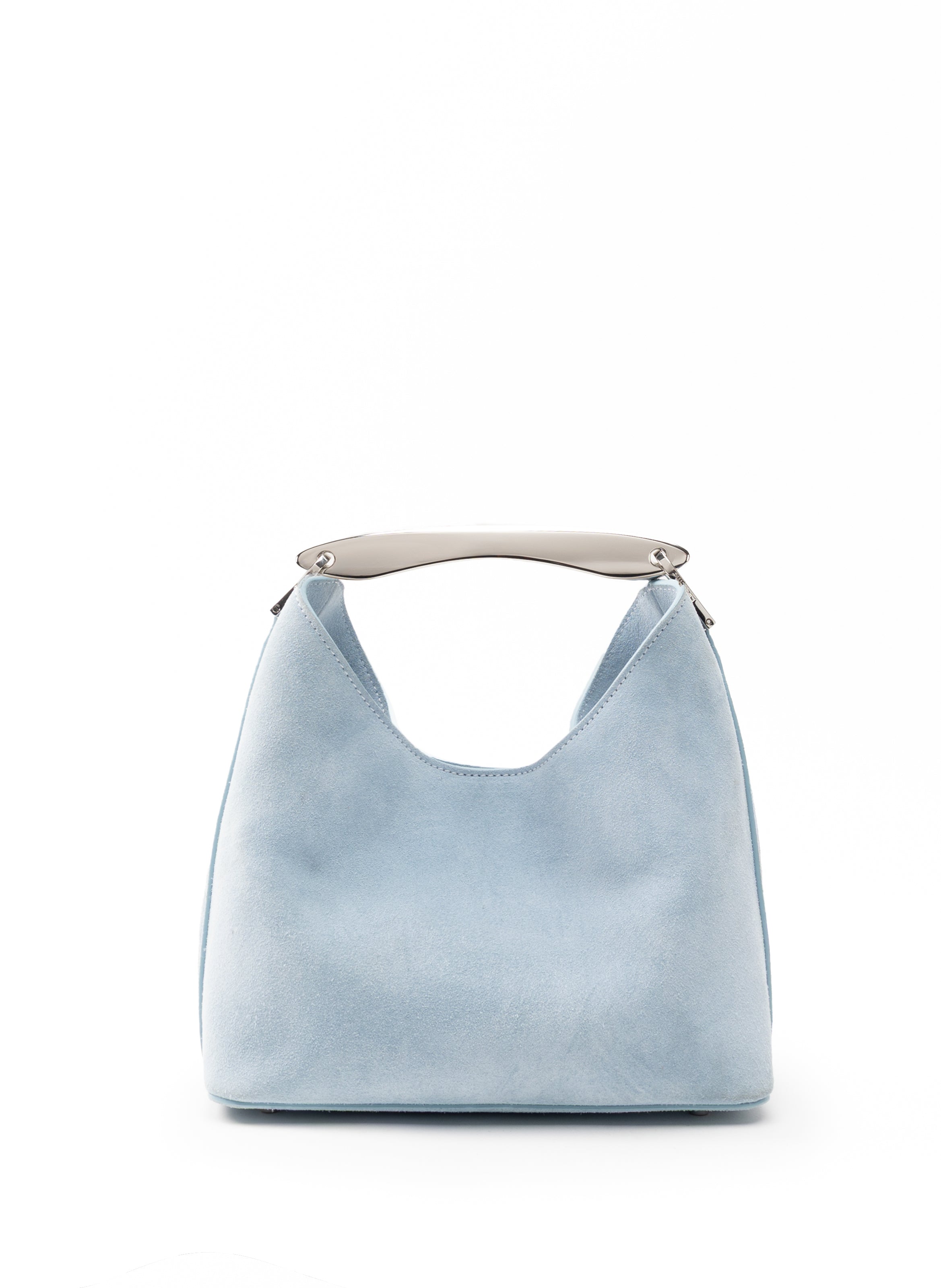 Small Boomerang Suede Light Blue - Silver Clearance Sale 85%OFF