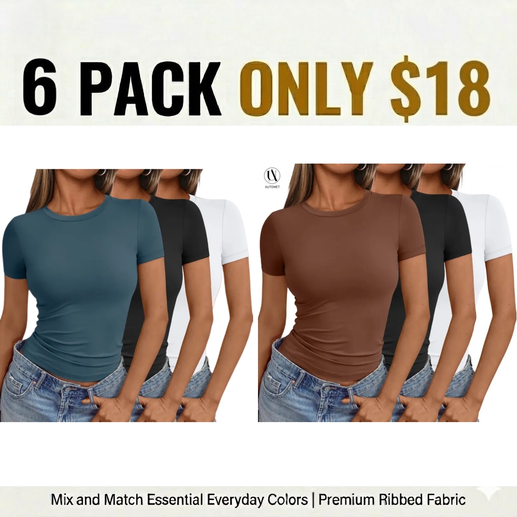 Womens 6/9/15 Piece Short Sleeve Shirts