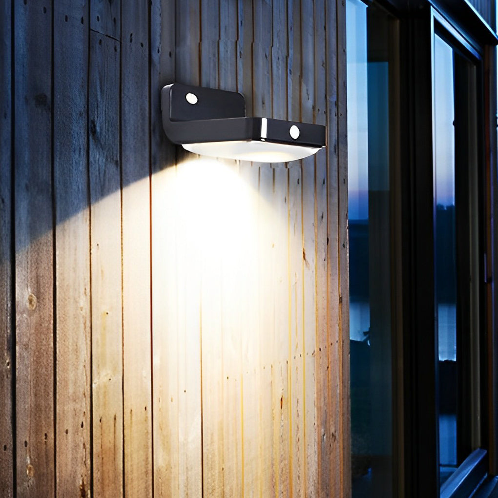 Minimalist Waterproof LED Intelligent Motion Sensor Solar Wall Lamp