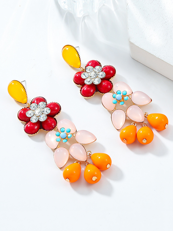 Geometric Drop Earrings