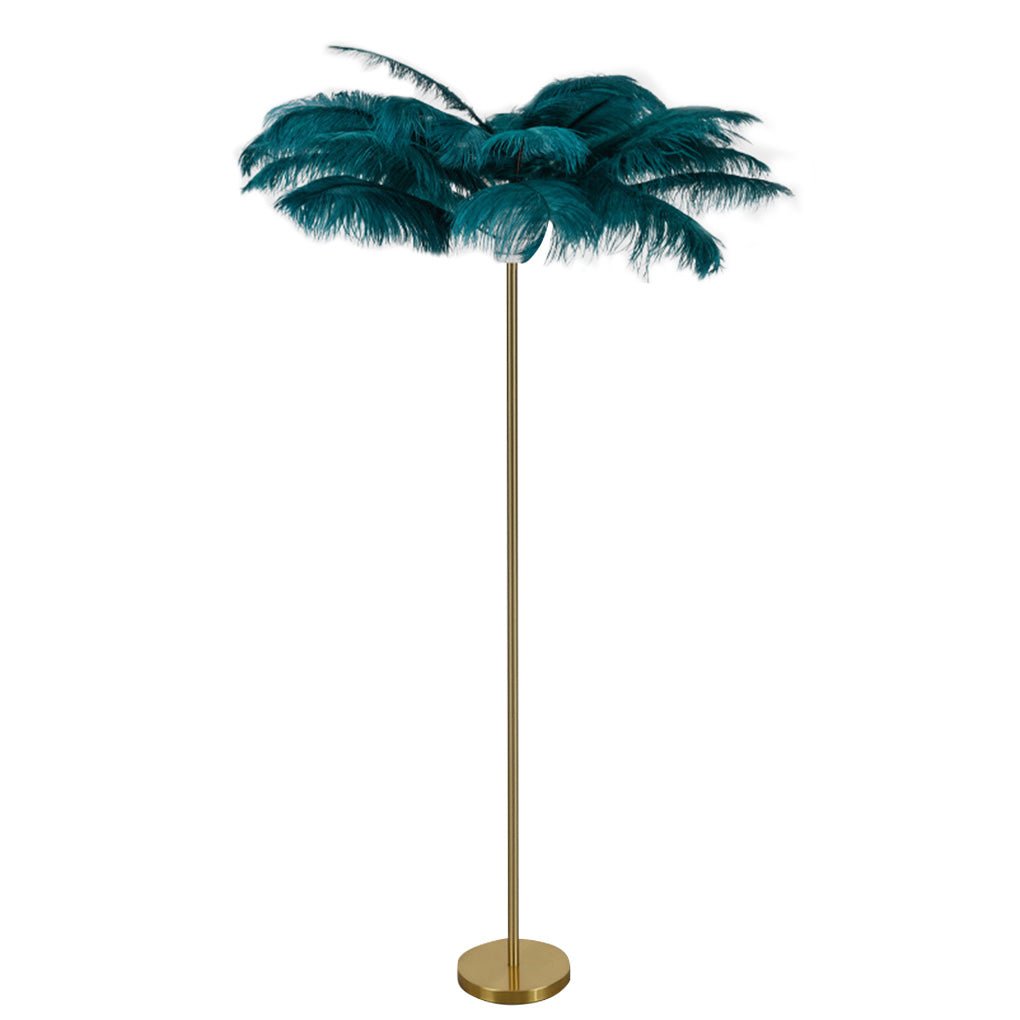 Nordic Vertical Feathers LED Simple Luxurious Delicate Elegant Design Floor Lamp
