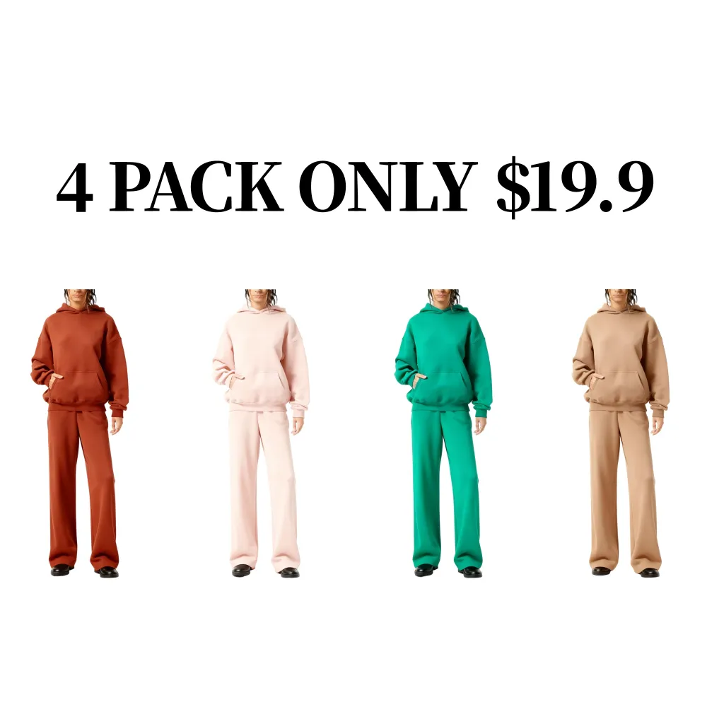 Women's Core Washed Pullover Hoodie Sets