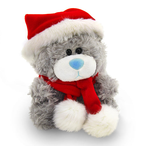 Christmas Duffy Bear Gray 10inch
