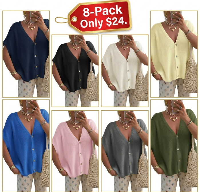 Women's Lightweight Oversized Batwing Sleeve Cardigan