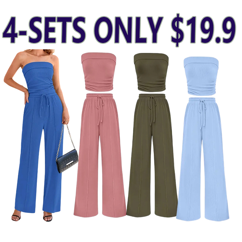 Women’s Casual 2 - Piece Ribbed Knit Set