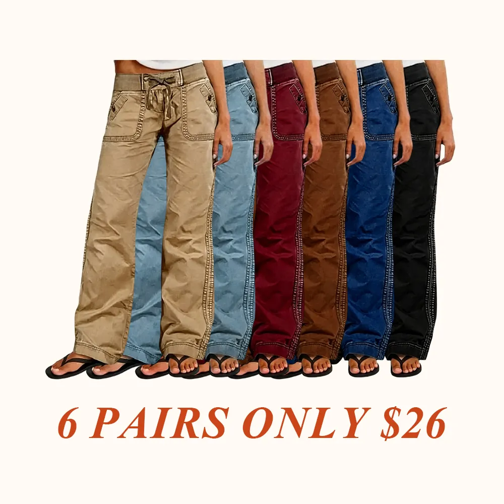 Solid Seam Detail Drawstring Mid Rise Straight Leg Pants High Stretch Fabric Women's Wear Minimalist Fit Basic Style Multiple Colors