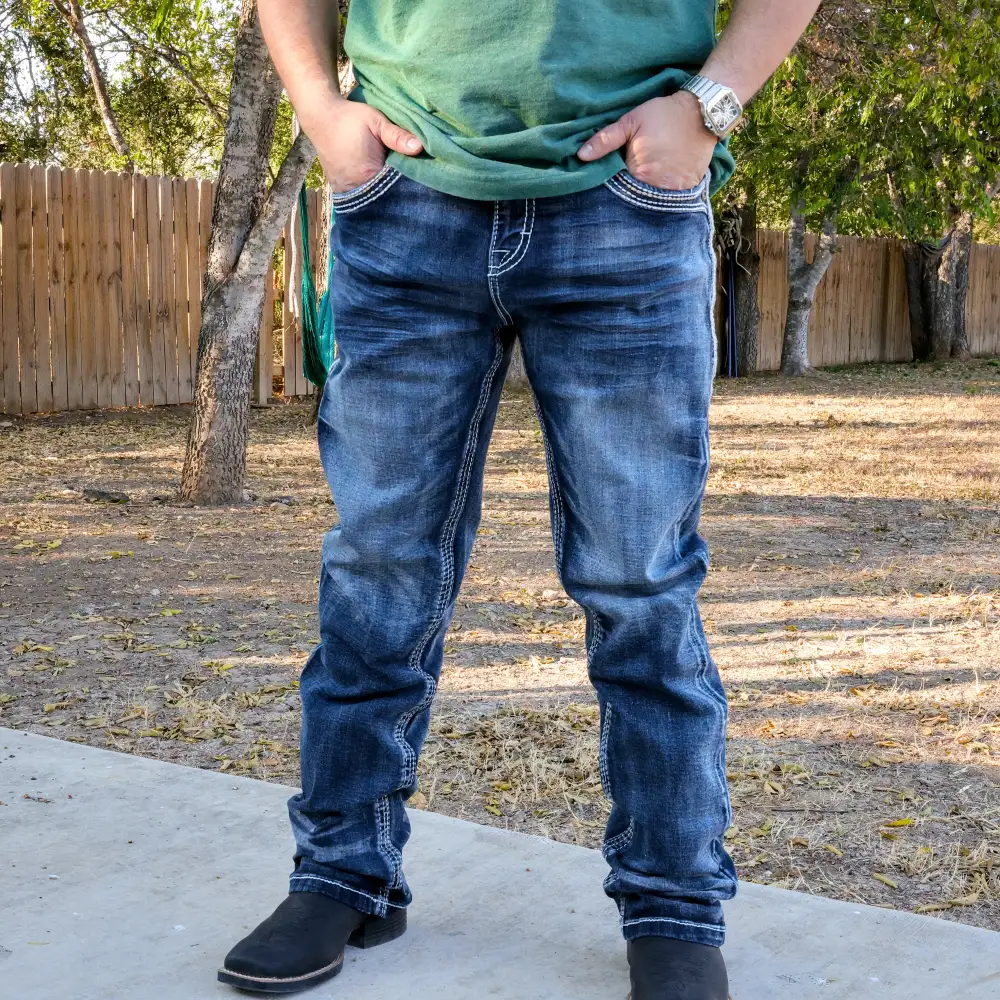 Men’s SA-044B Straight Fit Blue Jean