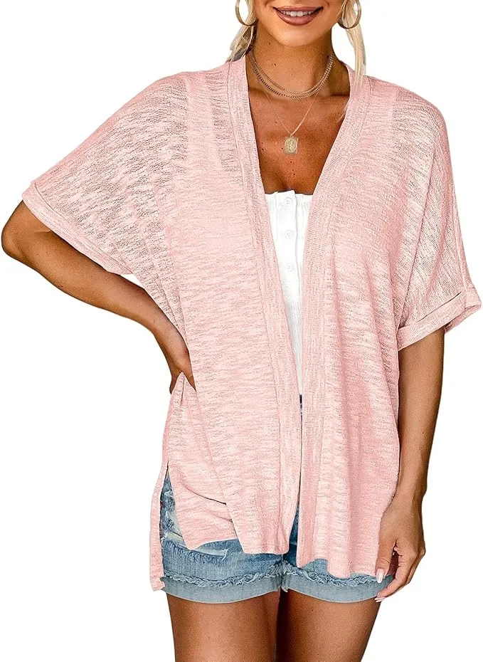 🔥Stylish Flowy Short Sleeve Cardigan