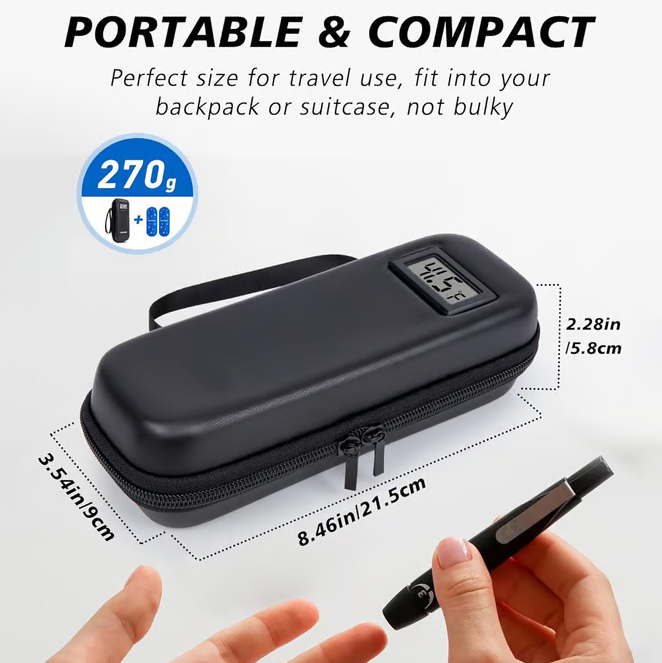 Insulin Cooler Travel Case with Temperature Display