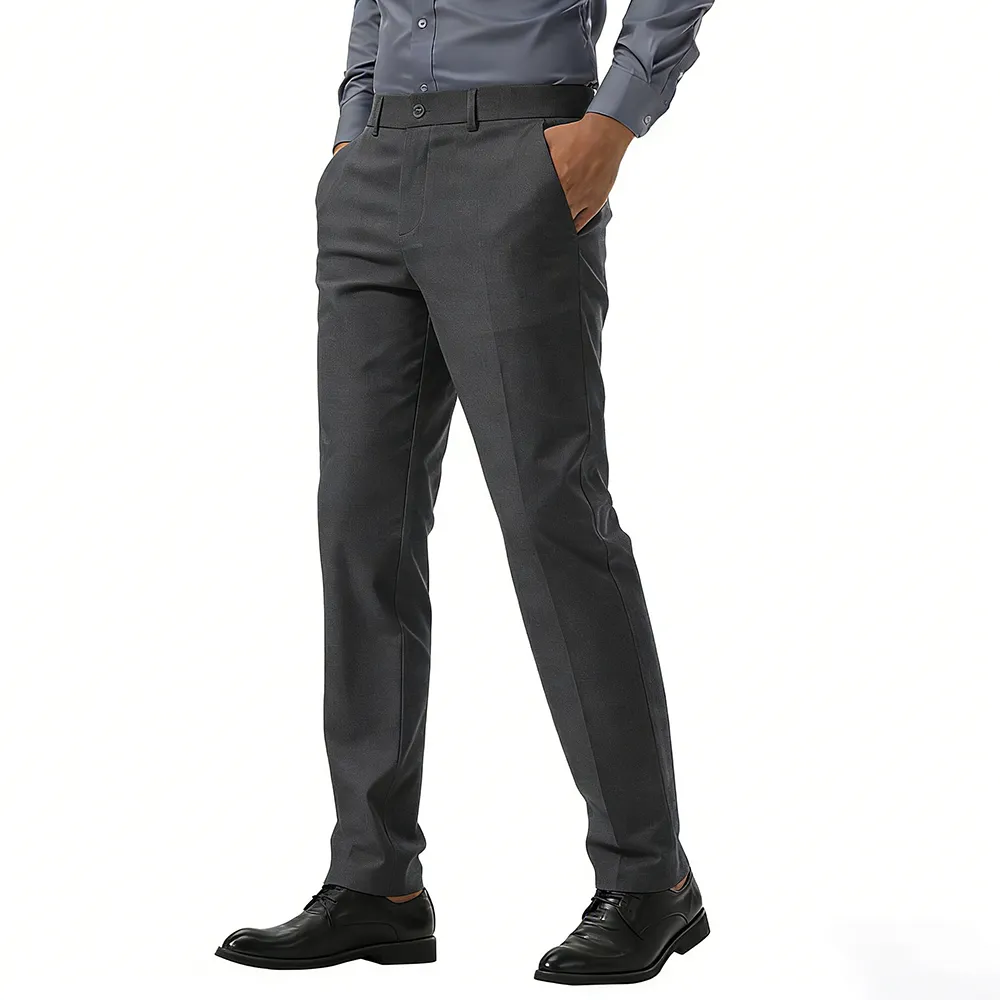 Men's Slim Fit Wrinkle Free Dress Pants