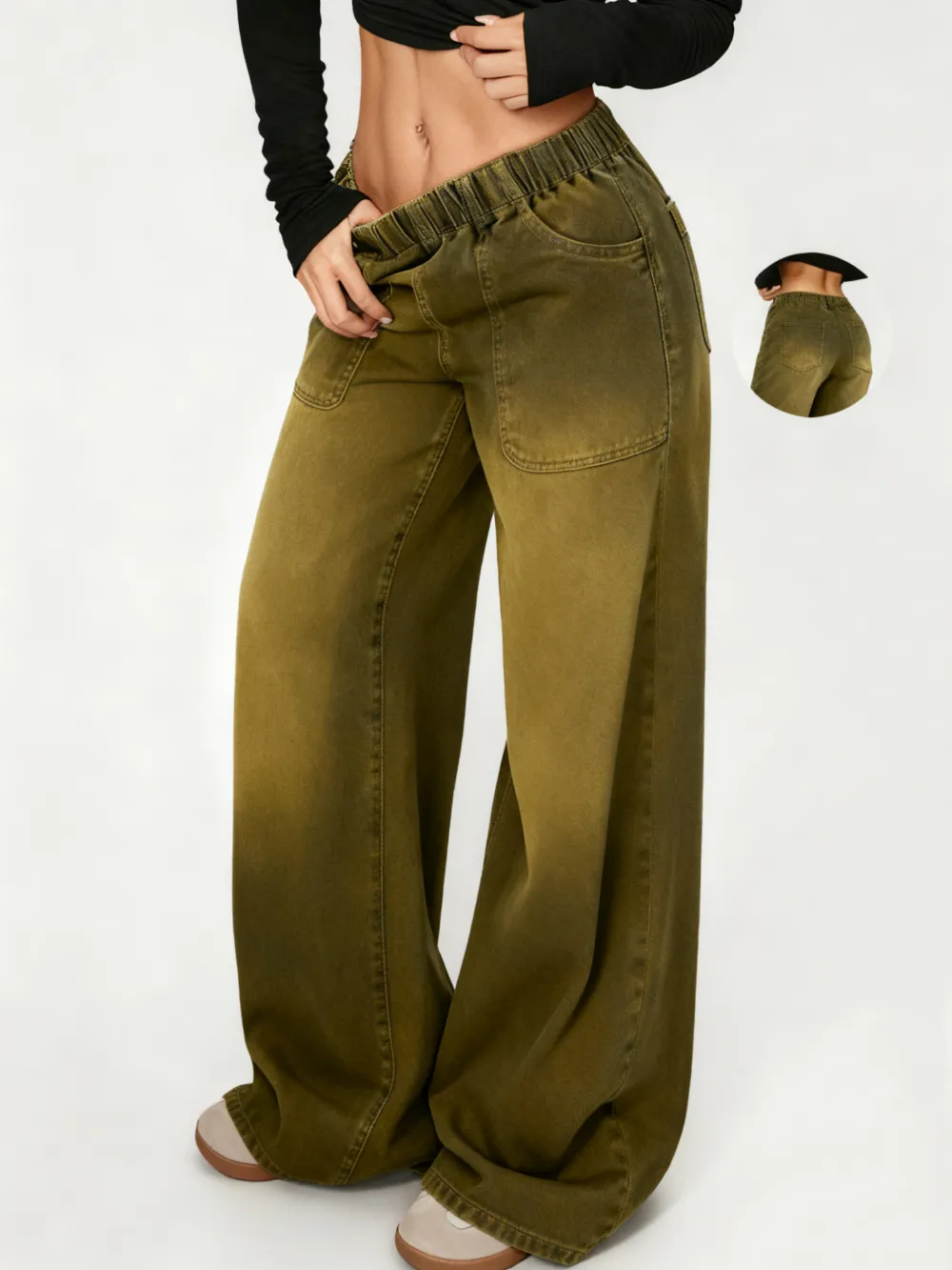 Women's High Waist Loose-Fit Denim Jeans