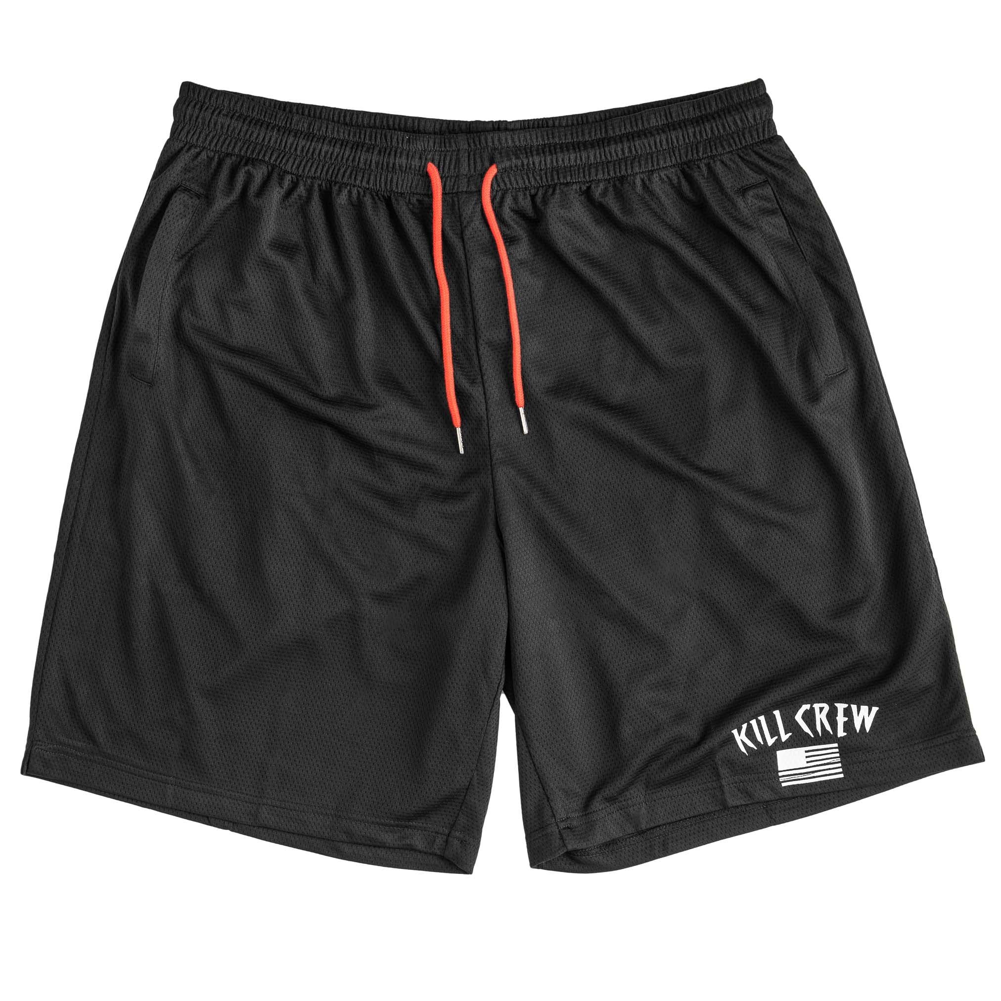 RELAXED CUT SHORTS FLAG - BLACK