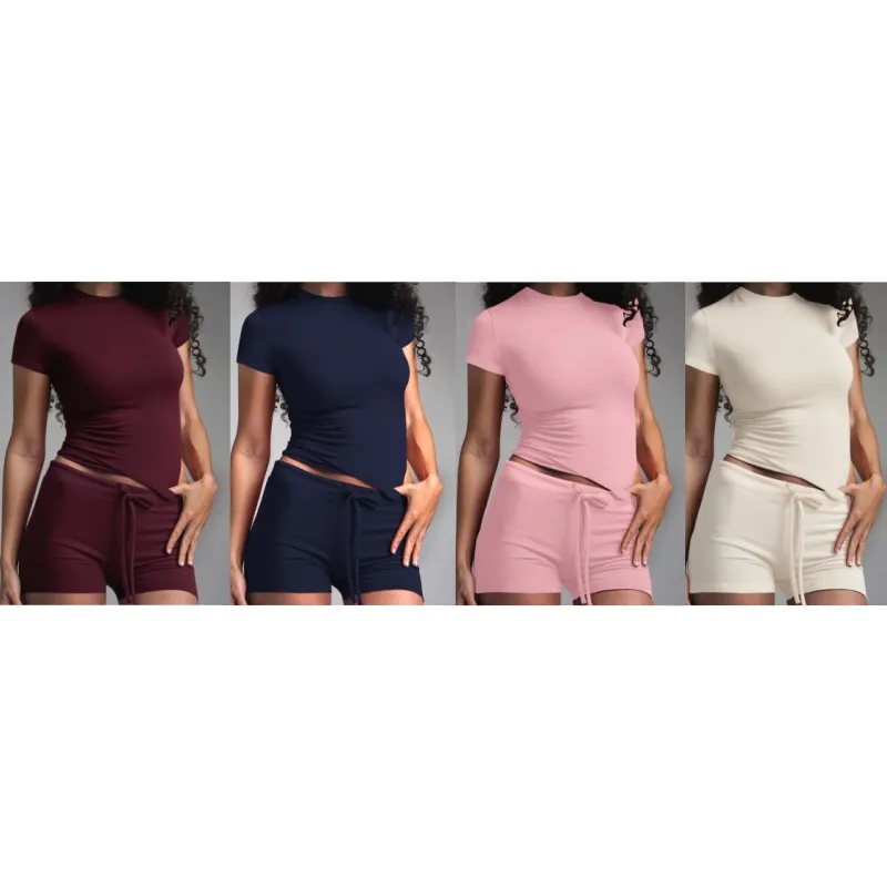 Women's Solid Color Modal Loungewear Two-piece Set