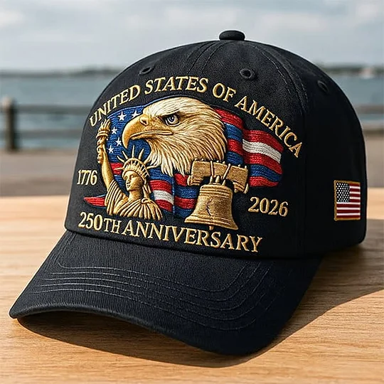 250Th Anniversary Celebration Of The Founding Of The United States, Washed Cotton Duckbill Cap