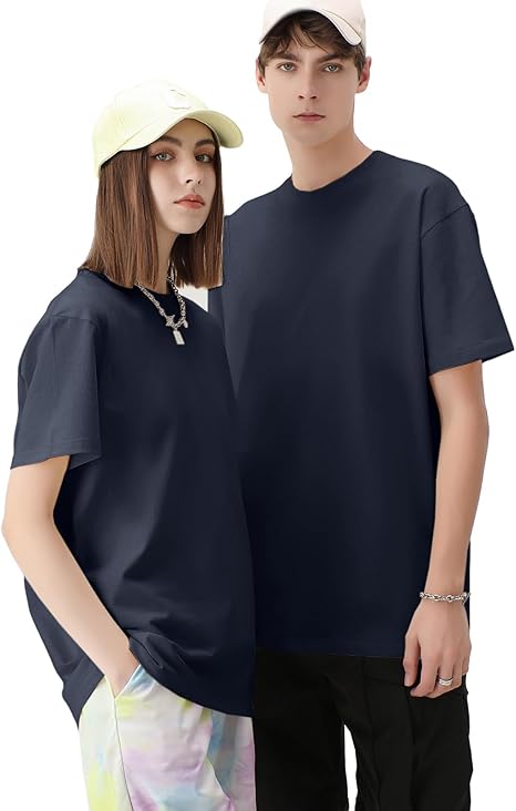 Men’s Oversized Cotton Crewneck T-Shirt (Unisex Fit)
