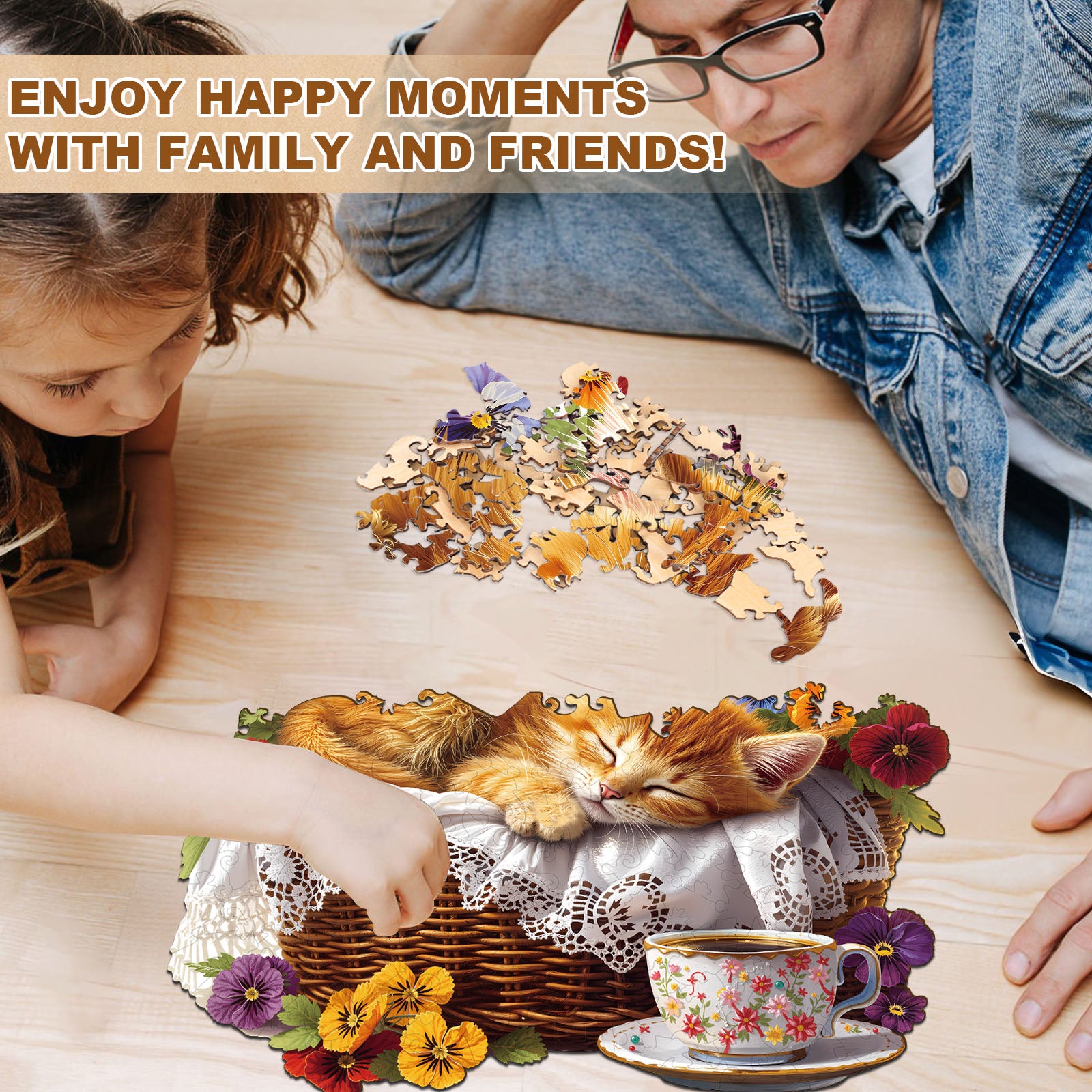 Cat’s Rest Wooden Jigsaw Puzzle