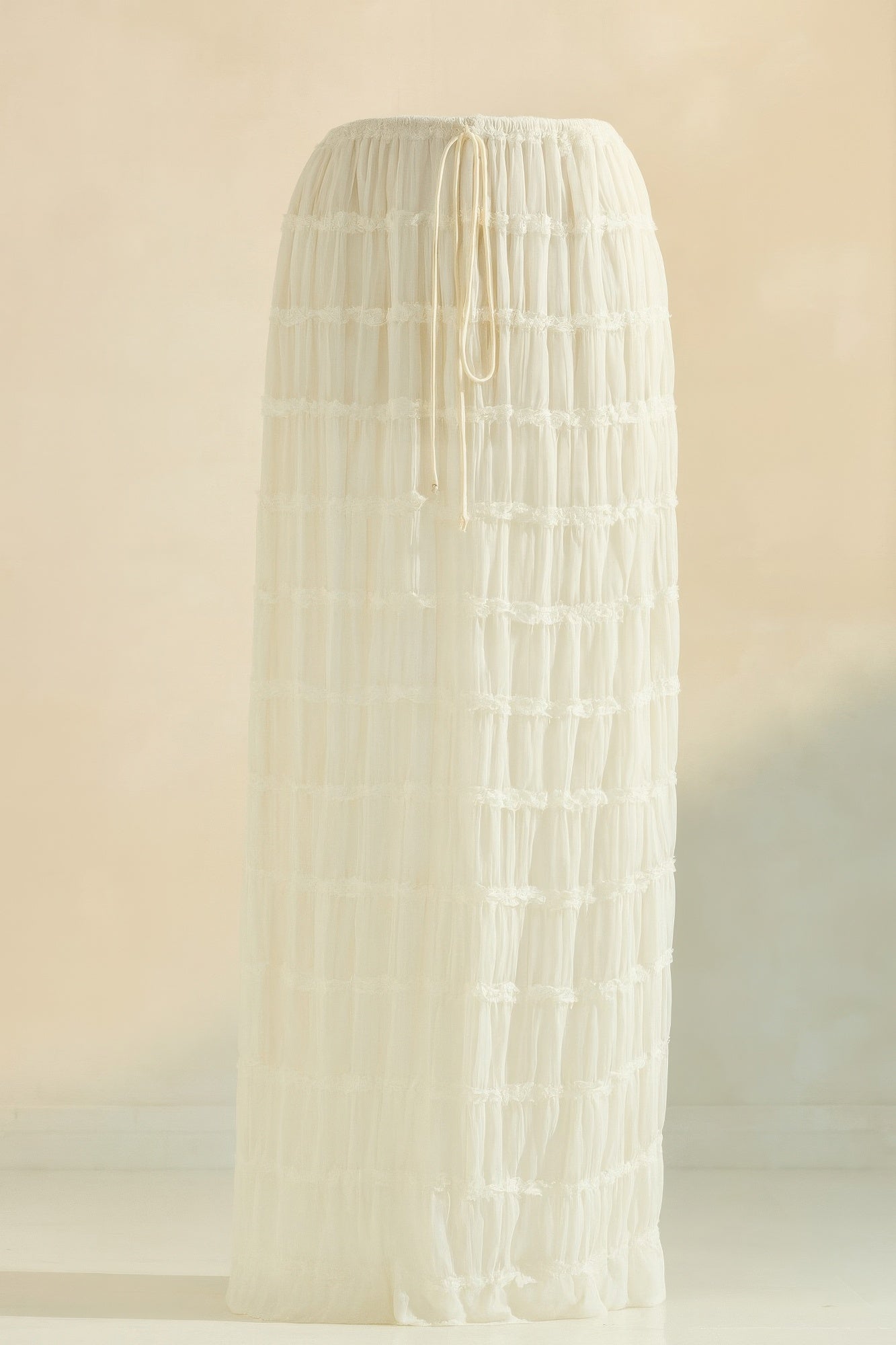 Sky Breeze Sheer Maxi Skirt