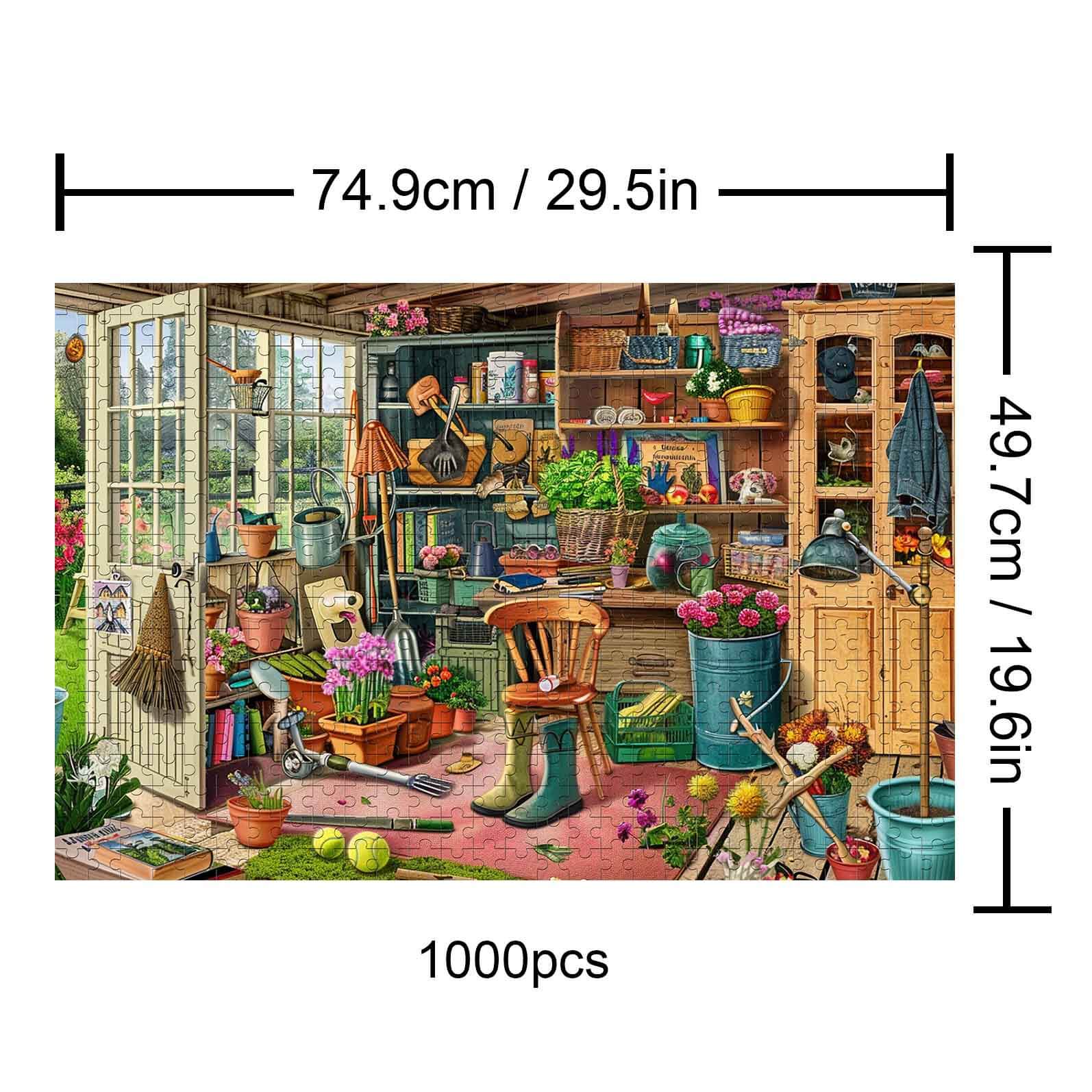 Messy Warehouse 500 / 1000 Piece Puzzle