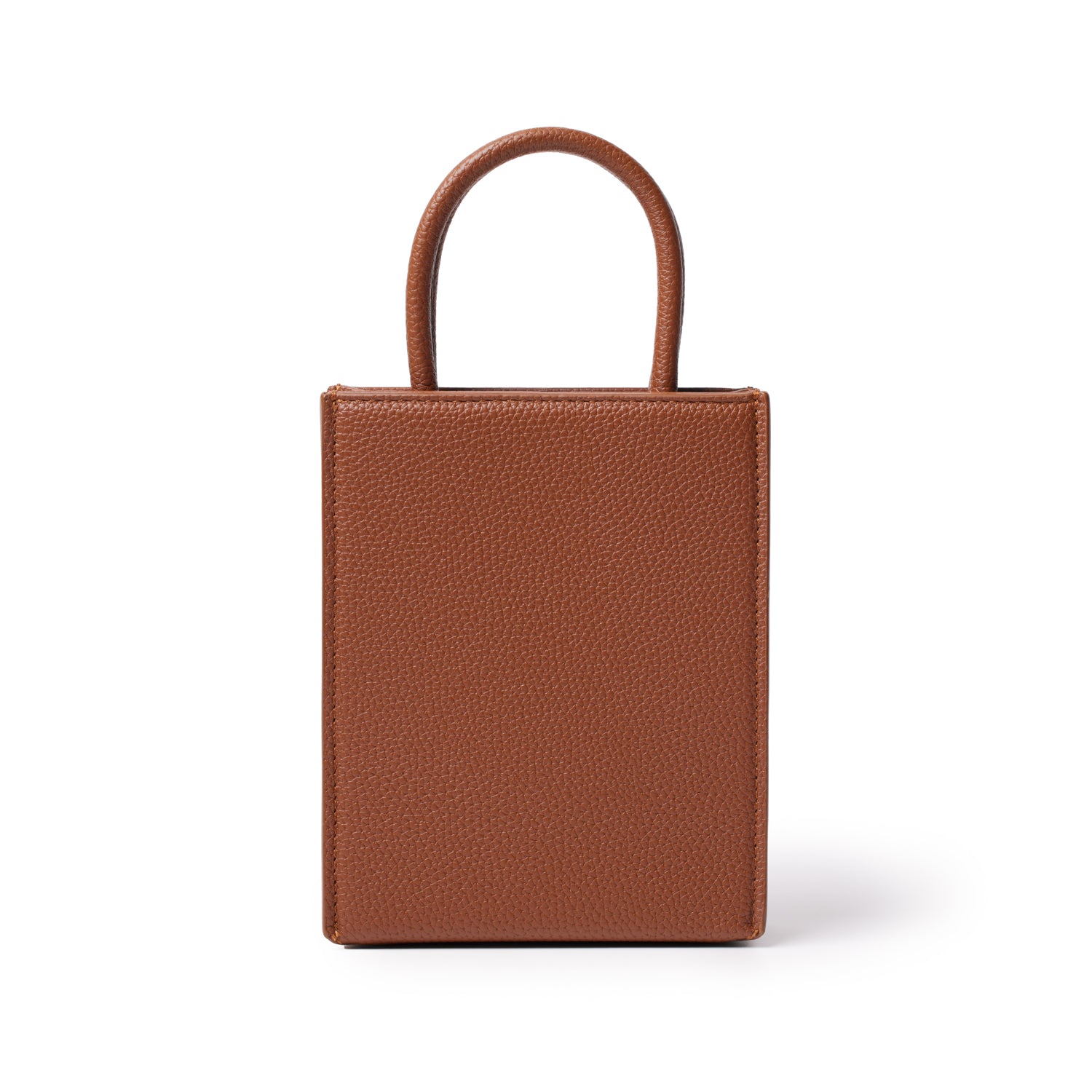 MINI PEBBLE TOTE - BROWN