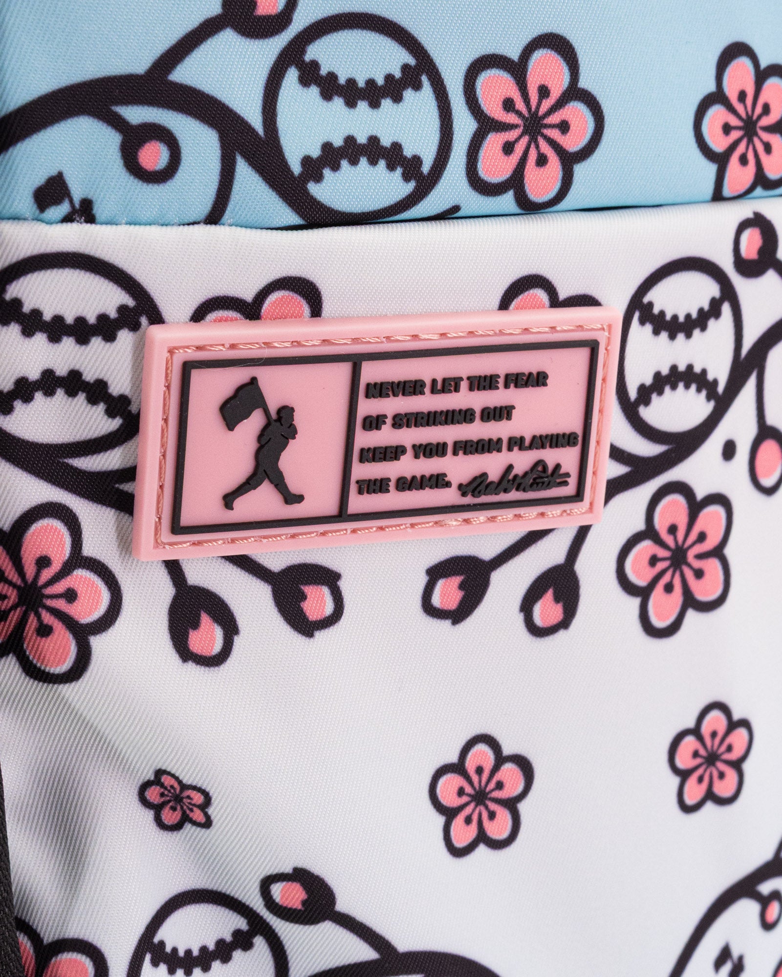 Cherry Blossom No Fear Cap Clip Backpack