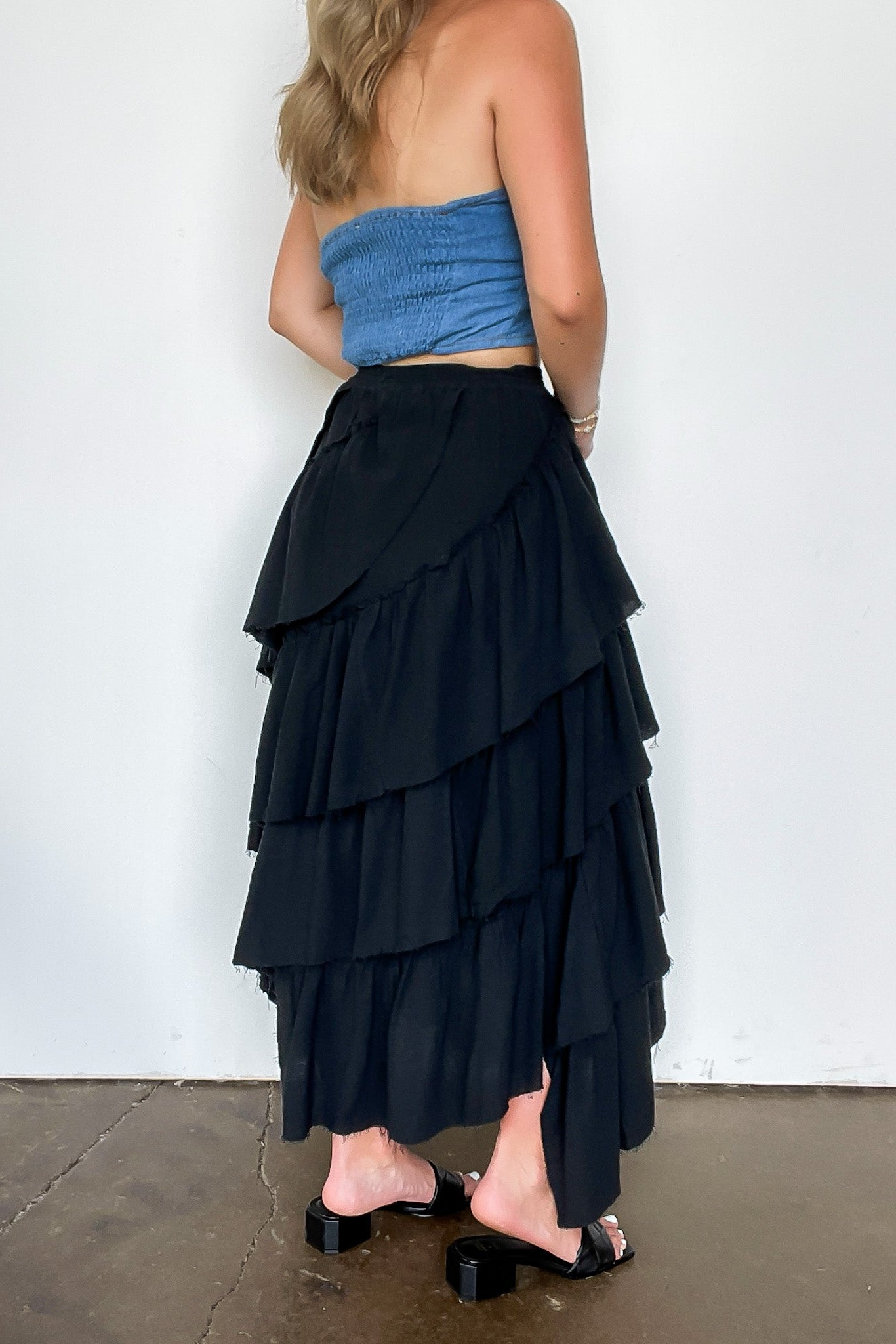 Everlayer Tiered Maxi Skirt